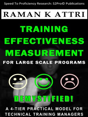 cover image of Training Effectiveness Measurement for Large Scale Programs